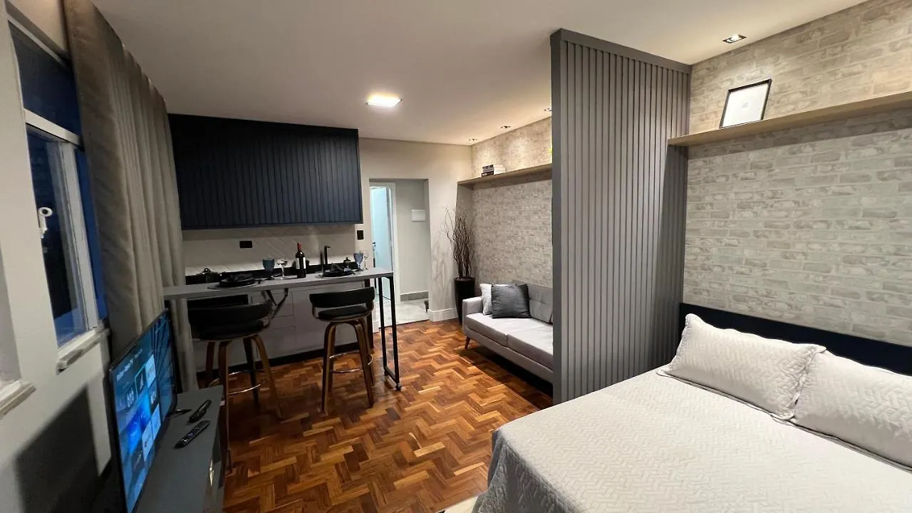Studio 73 - Vista Linda, Prox Metro, Wi-Fi 300 Megas, Ar Cond Sao Paulo Apartment