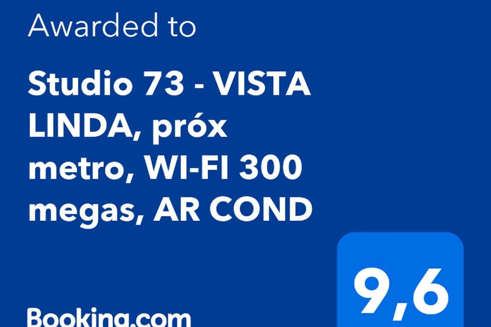 Studio 73 - Vista Linda, Prox Metro, Wi-Fi 300 Megas, Ar Cond Sao Paulo Brazil