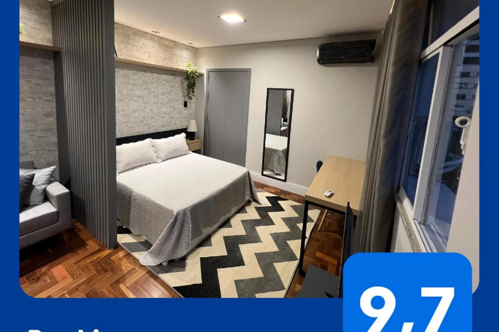 Studio 73 - Vista Linda, Prox Metro, Wi-Fi 300 Megas, Ar Cond location
